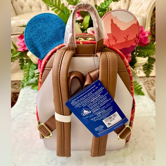 Disney Big Thunder Mountain 50th Anniversary Loungefly Backpack and Ears. - Picture 5 of 11